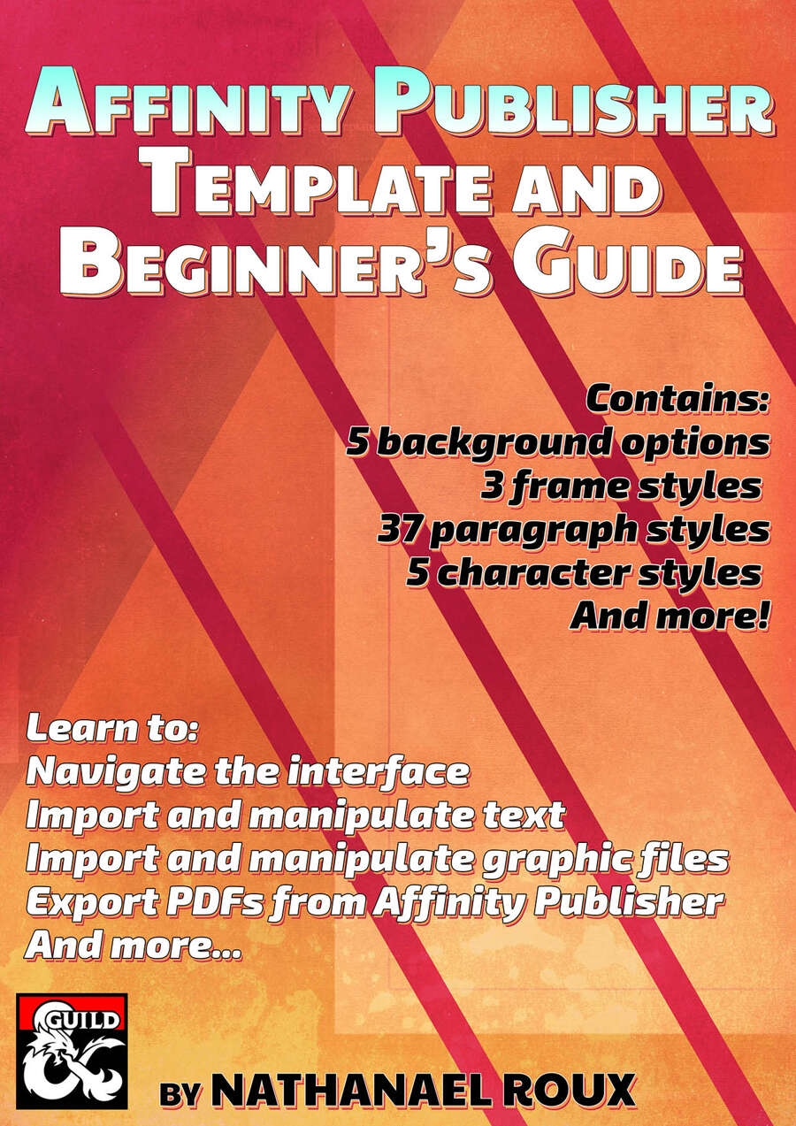 Affinity Publisher Templates and Beginners Guide