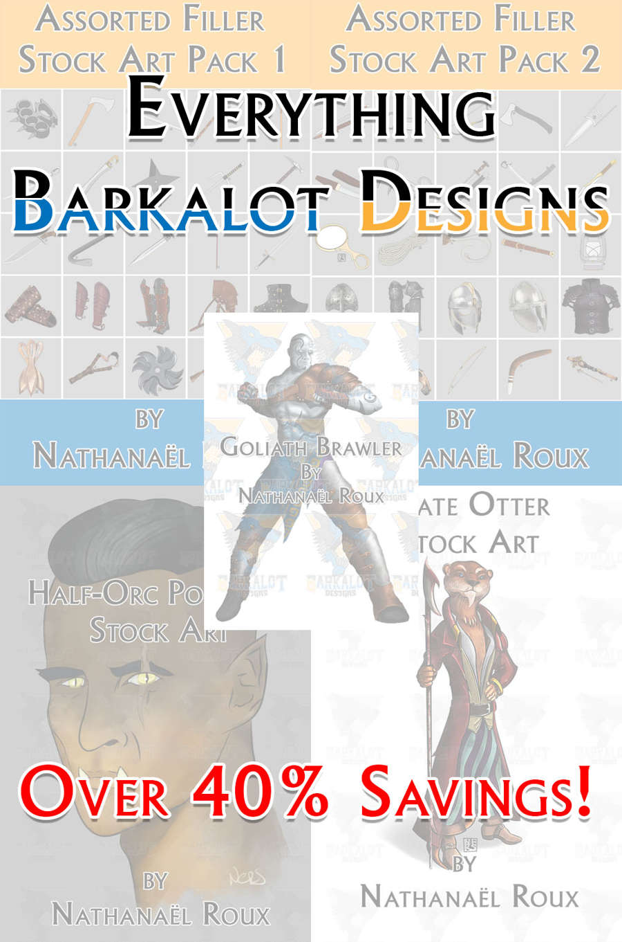 Everything Barkalot Designs RPG Stock Art