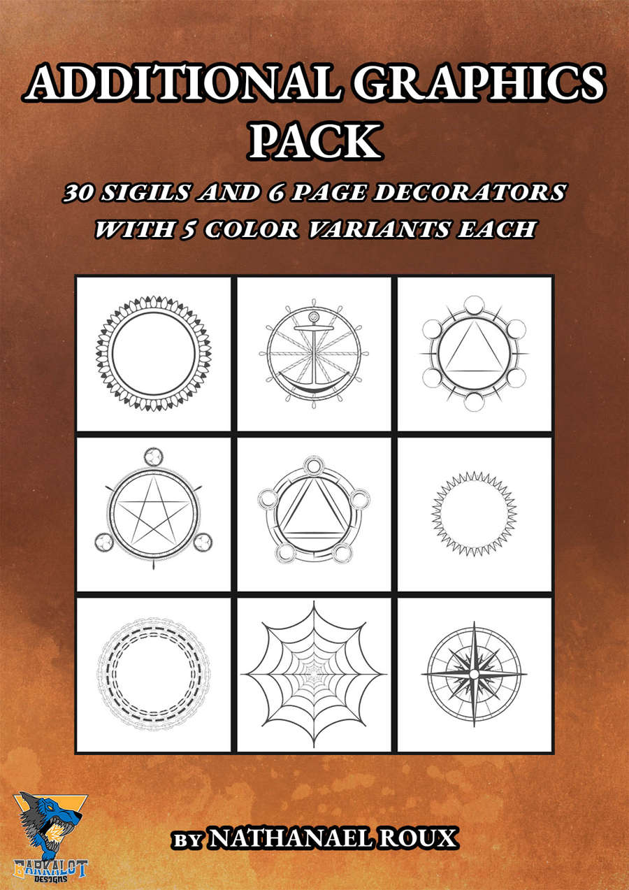 Additional Graphics Pack - Sigils and Page Decorators